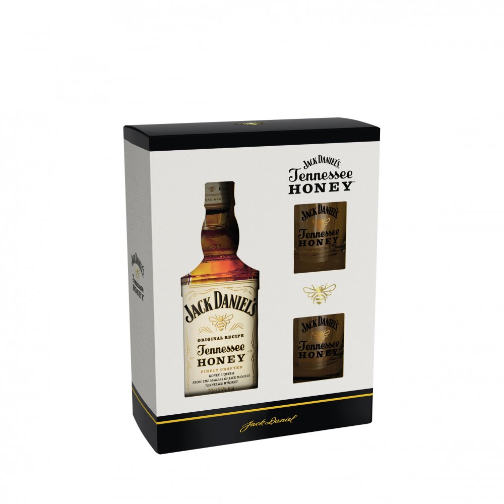 Jack Daniels Honey 0,7l 35% L + 2 skla