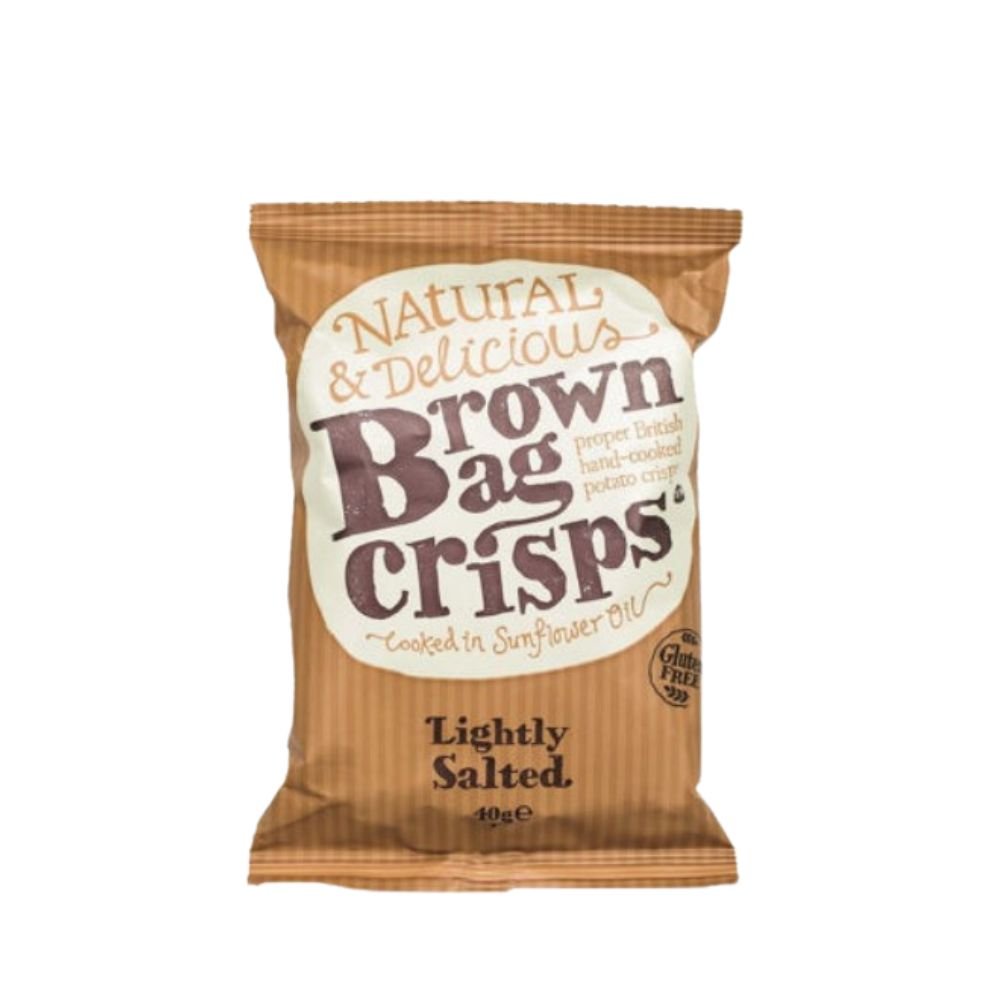 Brown Bag Crisps- chipsy jemně slané 40g