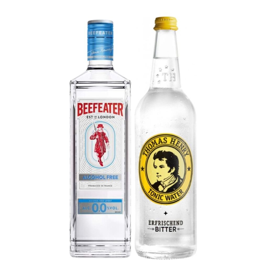 Párty set Beefeater Zero Alcohol free 0,7l 0% + 1x Thomas Henry Tonic Water 0,75l