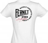 Fernet Stock Triko Bílé New dámské XL