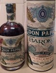 Aukce Don Papa Sherry Cask & Baroko 2×0,7l L.E. & originální sklenička Don Papa