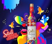 Stoli vodka Night edition 1l 40%