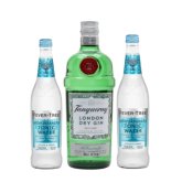 Párty set Tanqueray Gin 0,7l 43,1% + 2x Fever Tree Tonic Water Mediterranean 0,5l