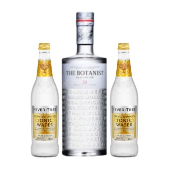 Párty set Botanist Gin 0,7l 46% 2x Fever Tree Indian Tonic Water 0,5l