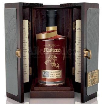 Malteco 1982 dřevěný box 0,7l 40%