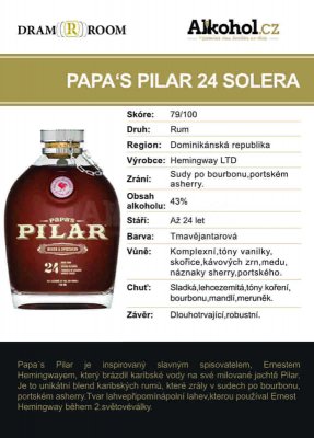 Papa's Pilar 24 Solera 0,04l 43%