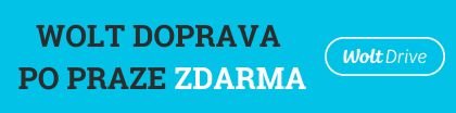 Wolt doprava po Praze ZDARMA