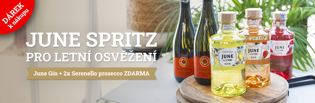 June gin Prosecco zdarma